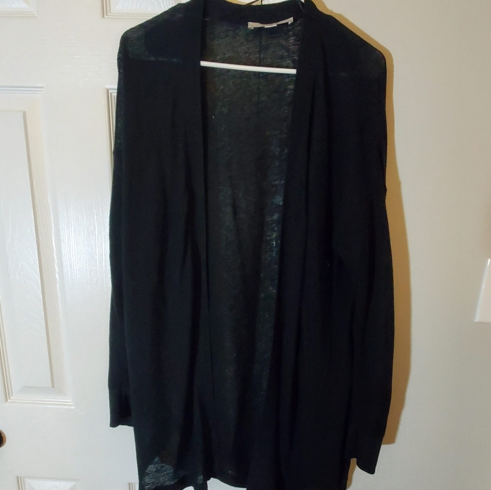 Long sheer Ann Taylor Loft open cartigan